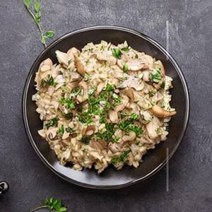 Wild Mushroom Risotto Chicken