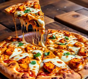 Tandoori paneer pizza