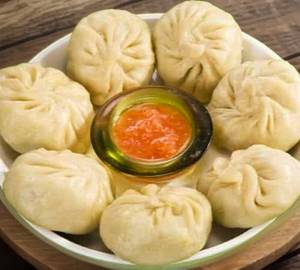 Veg Steam Momos (8 Pcs)