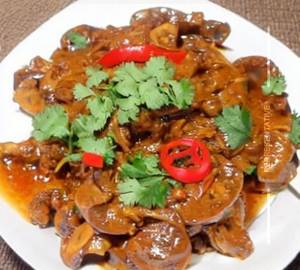 Mushroom chilly  dry (Serve 2 Person)