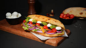 Veggie Overloaded Sourdough Sandwich