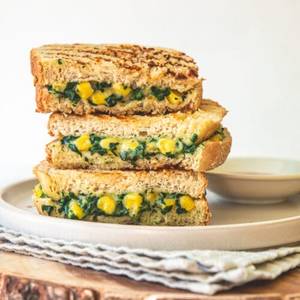 Spinach Corn Sandwich