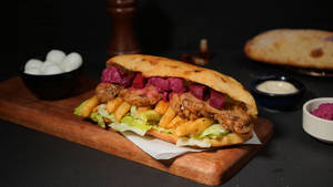 Shawarma Chicken Sourdough Sandwich