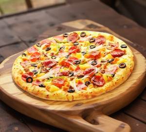 Cheese Onion Capsicum Tomato Pizza 8"
