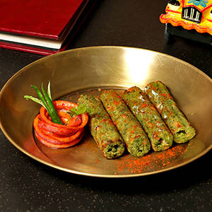 Palak Paneer Seekh Kabab