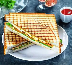 Paneer sandwich grilled