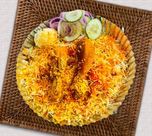 Chicken Leg Biryani [Full, 2 Piece] with 1 Egg
