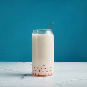 Passian Fruit Milk Bubble Tea