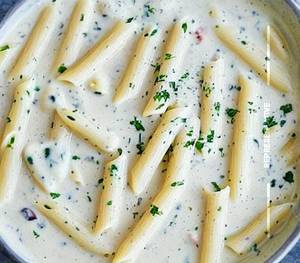 Pasta In White Sauce