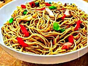 Chicken noodles