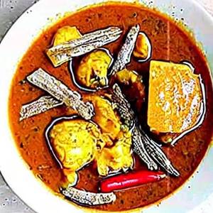 Fish curry bone                                                               