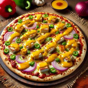 Tandoori Paneer Pizza