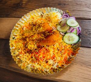 Chicken Leg Biryani [Half, 1 Piece] with 1 Egg