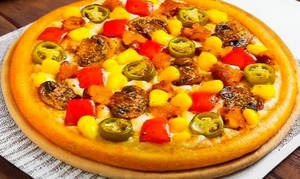 Loaded Veg- A Five Topping Pizza (o)