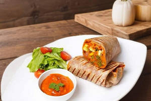 Corn N Paneer Wrap