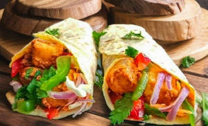 Spiced Double Paneer Loaded Wrap