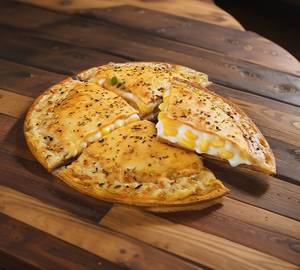 Garlic Naan Pizza