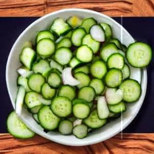 Onion Cucumber Salad