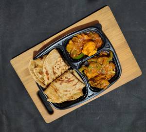 Parantha with Kadhai Chicken