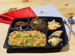 Non Veg Chinese Platter With Fried Rice