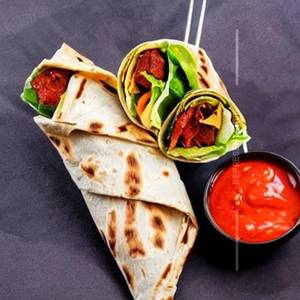 Western Lebanese Kebab Wrap