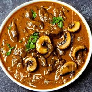 Mushroom dopiaza
