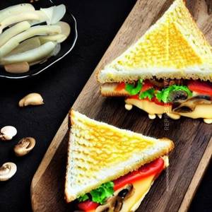 Omelette Mushroom Sandwich [Cheese]