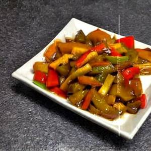 Veg In Pepper Honey Sauce
