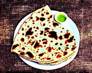 Butter tawa paratha