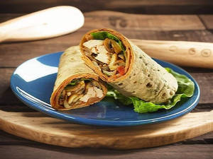 Mushroom-paneer Wrap