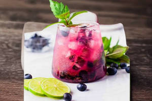 Blue Berry Mojito