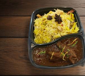 Chicken Kosha with Pulao