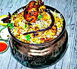 Chicken matki biryani 