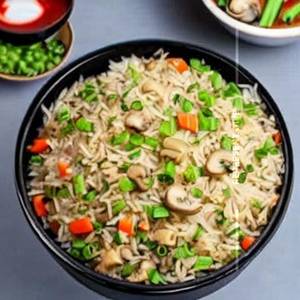 Mushroom Fried Rice