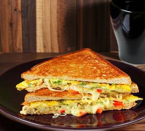 Schezwan Egg Sandwich