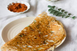 Rava Coconut Plain Dosa
