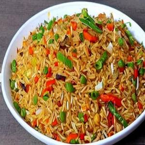 Capsicum Onion Fried Rice