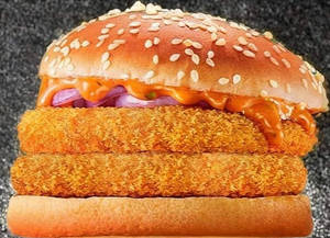Double Crispy Veg Burger