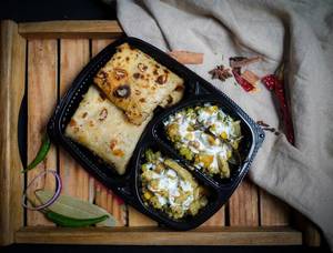 Veg Do Pyaza + Butter Naan