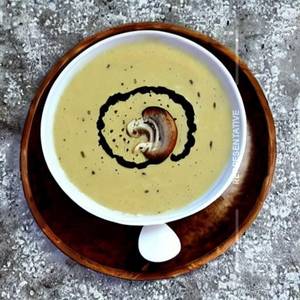 Garden Mushroom Cappuccino Soup