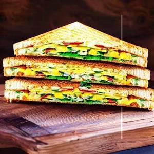 Omelette Paneer Sandwich [Mayno]