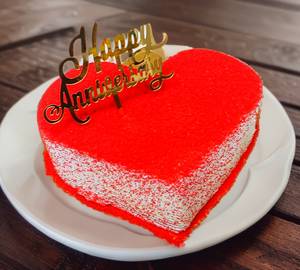 Heart Shape Red Velvet Cake