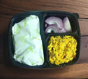 4 tawa ghee chapati+paneer bhurji+salad