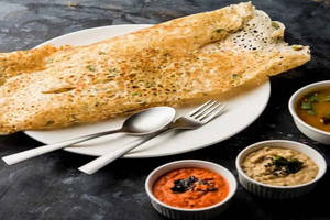 Rava Vegetable Plain Dosa