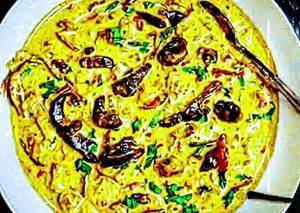 Milk sev bhaji