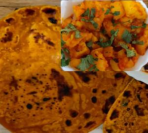 4 Thepla + Aloo bhaji