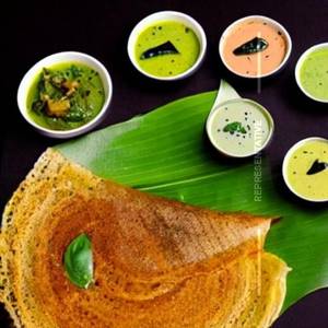 Palak Plain Dosa