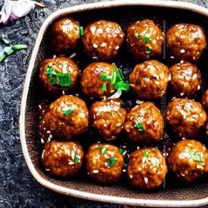 Vetetables Balls in Hot Garlic Sauce