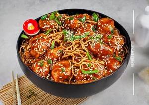 Chicken Manchurian Gravy Noodles