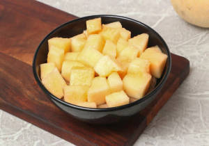 Fresh Muskmelon Fruit Bowl